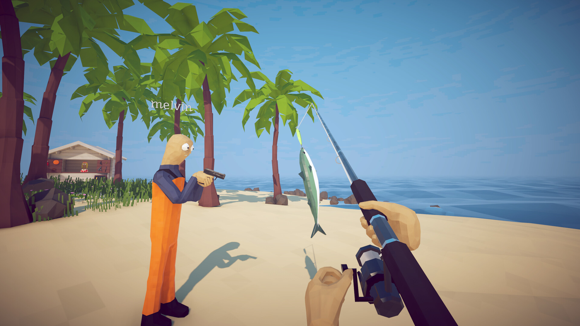 Island exploration and fishing